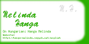 melinda hanga business card